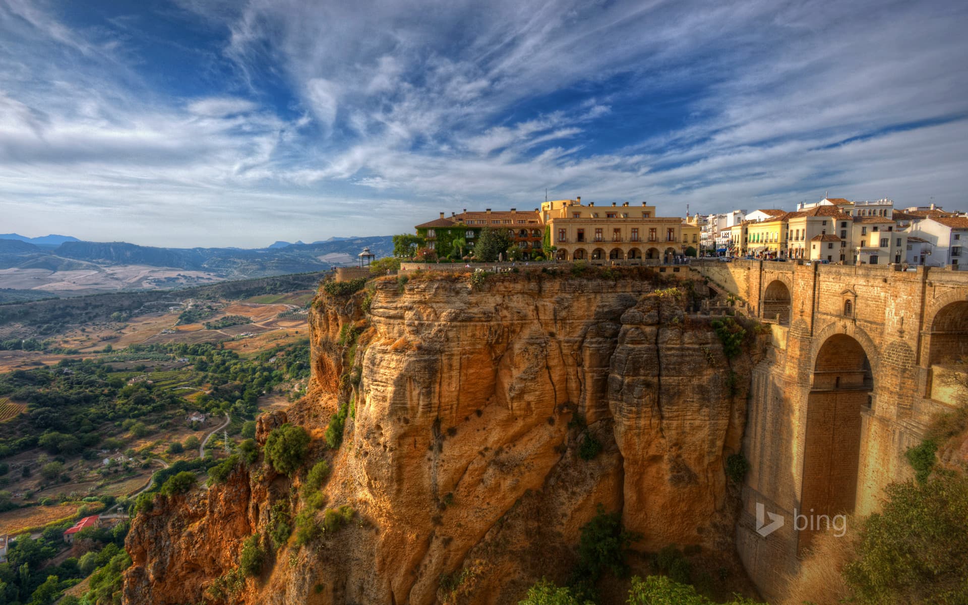 Bing Wallpaper: Ronda in Malaga Province, Spain