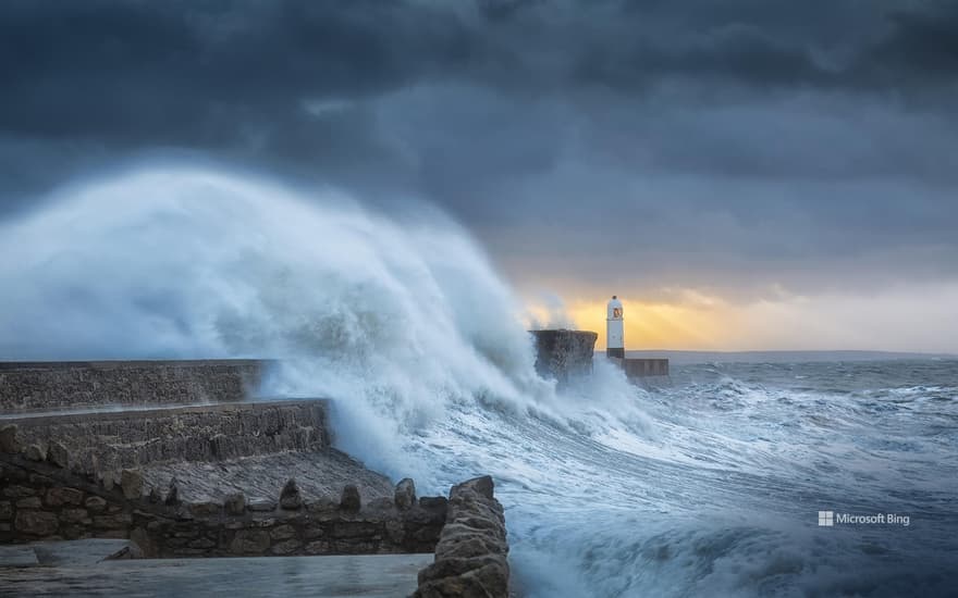 Porthcawl lighthouse, South Wales