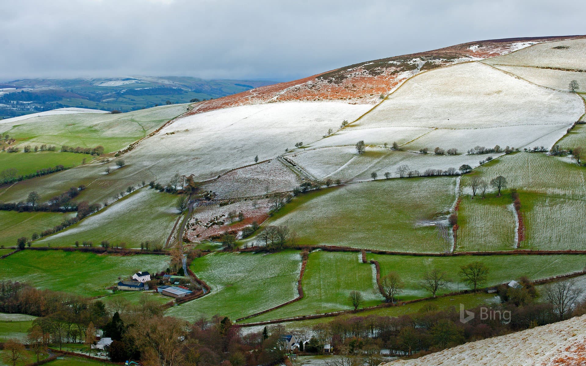 Bing Wallpaper: Powys County in Wales