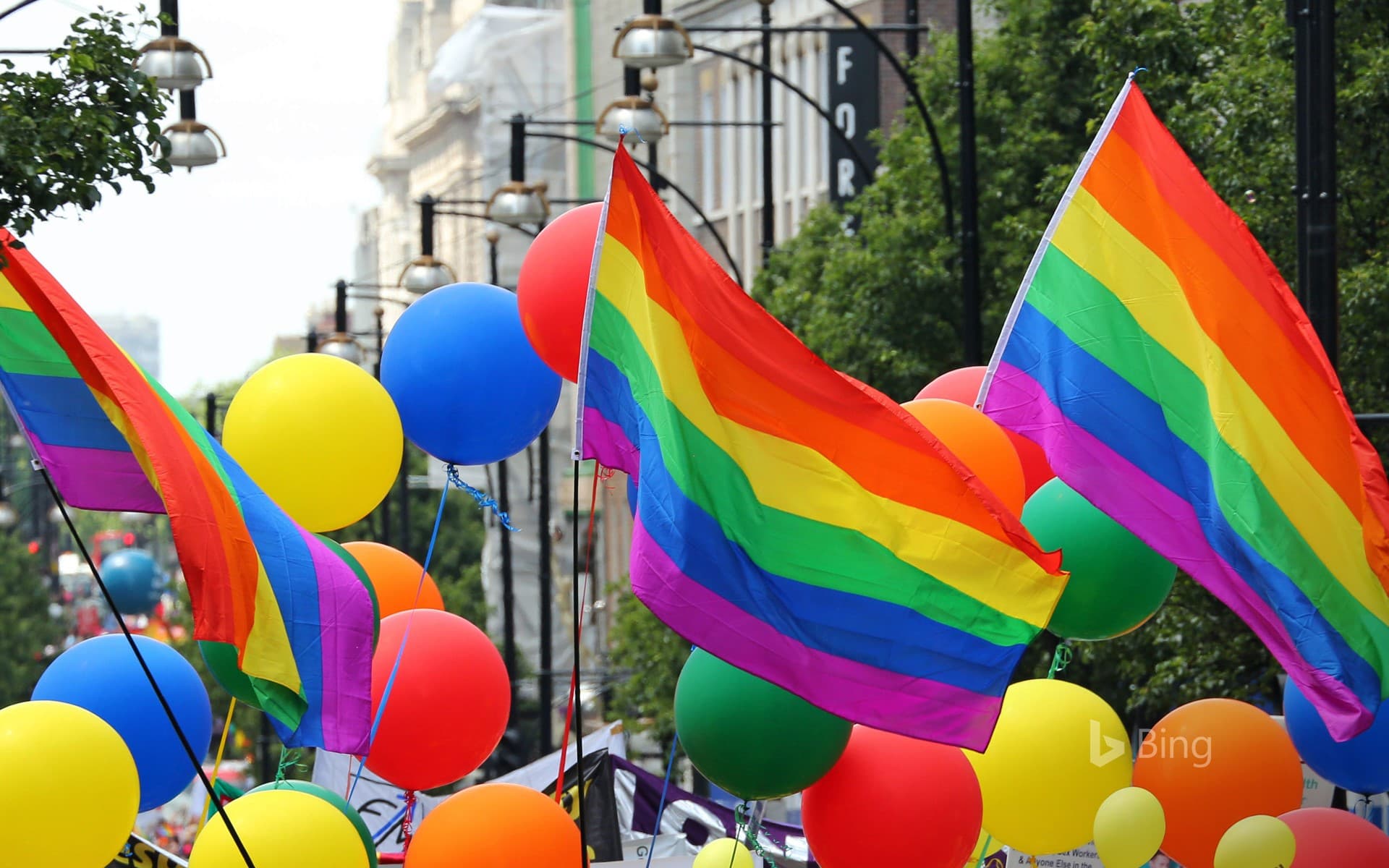 Bing Wallpaper: The Pride parade in London