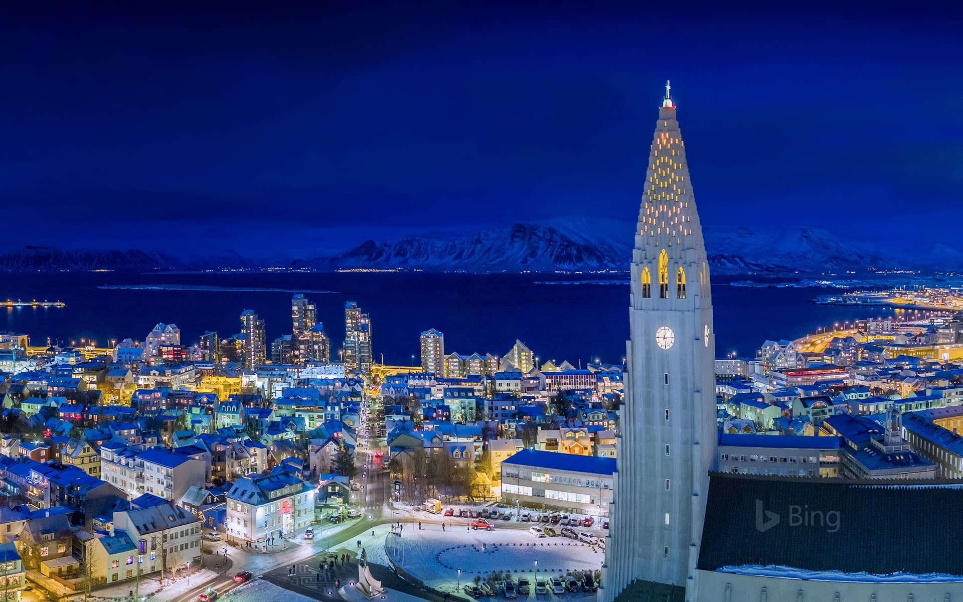 Bing Wallpaper: Reykjavik, Iceland