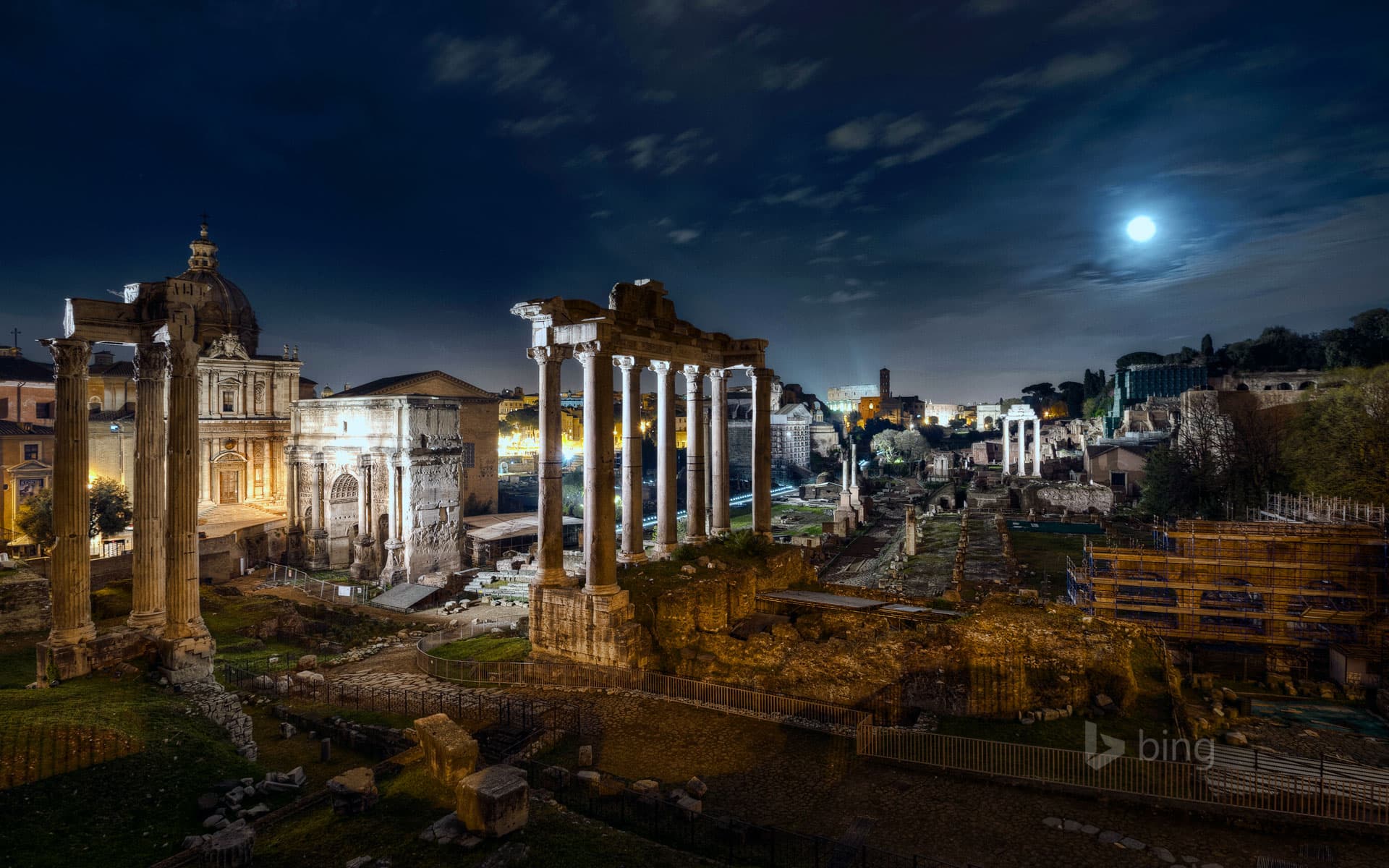 Bing Wallpaper: Roman Forum, Rome, Italy