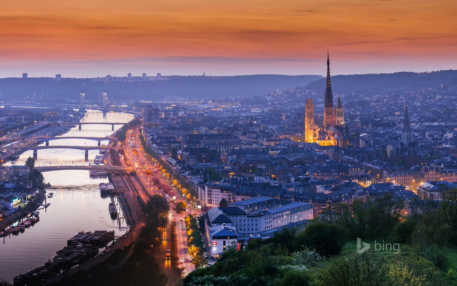 Bing Wallpaper: Rouen, Normandy, France