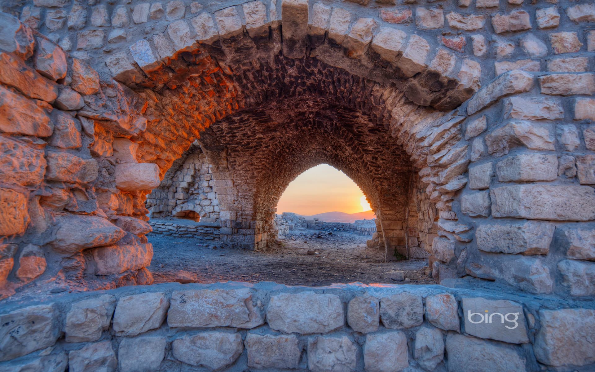 Bing Wallpaper: Ruins in Safed, Israel