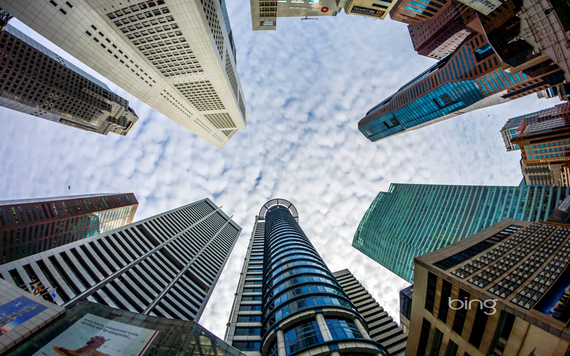 Bing Wallpaper: Singapore’s business district