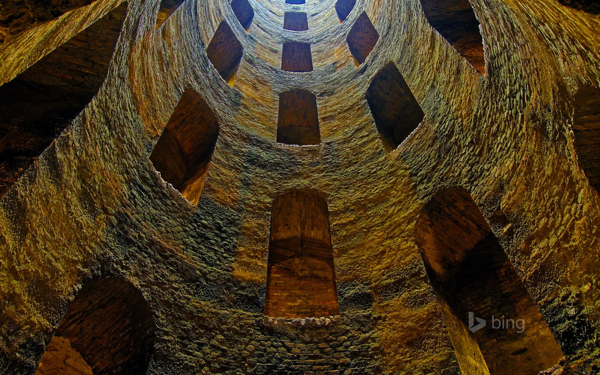 Bing Wallpaper: Saint Patrick’s Well, Orvieto, Italy