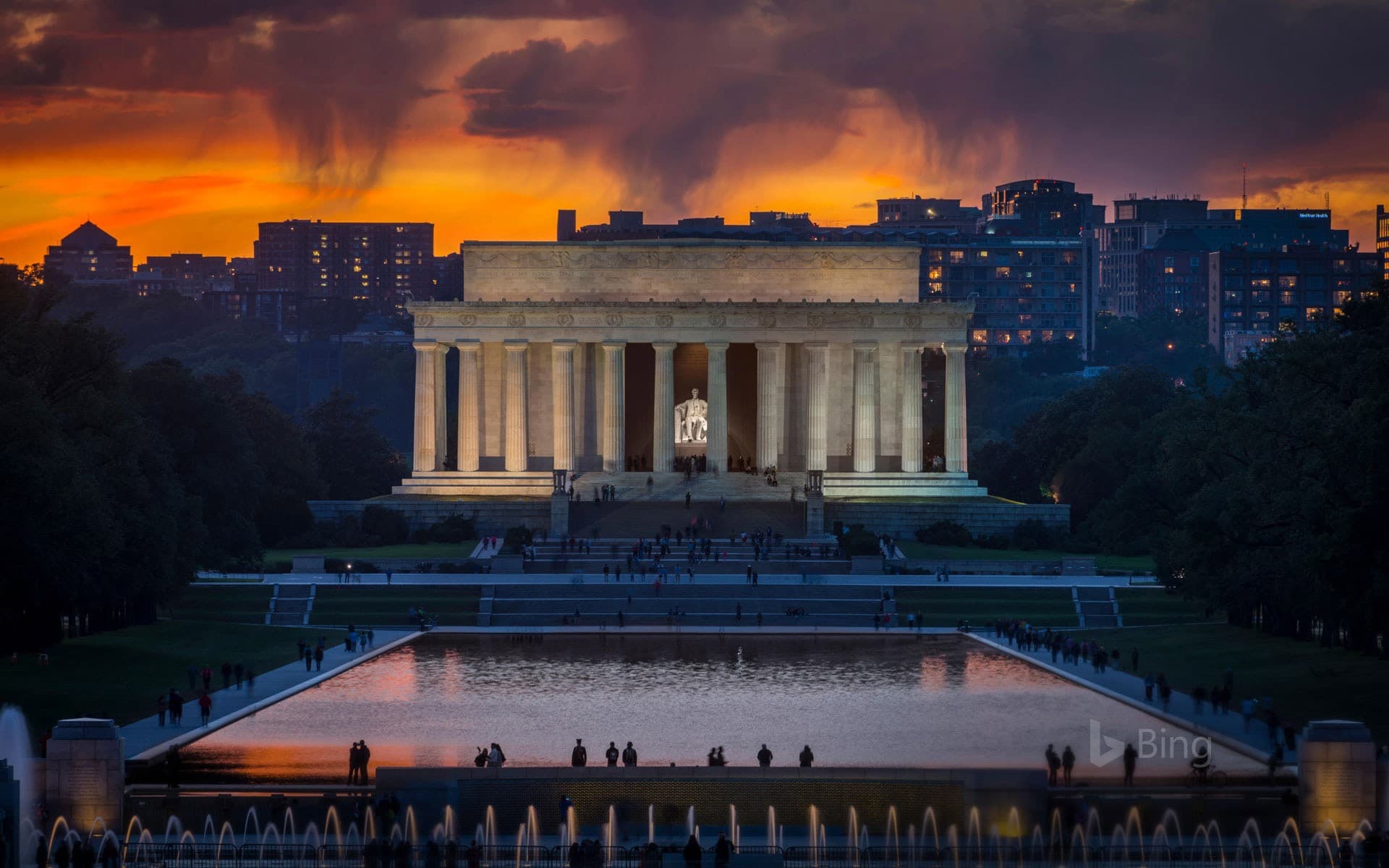 Bing Wallpaper: The Lincoln Memorial, Washington, DC