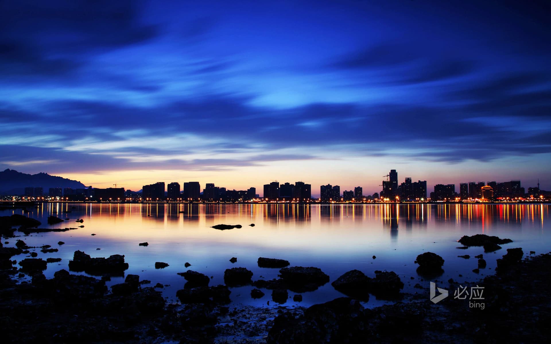 Bing Wallpaper: Shandong under the setting sun