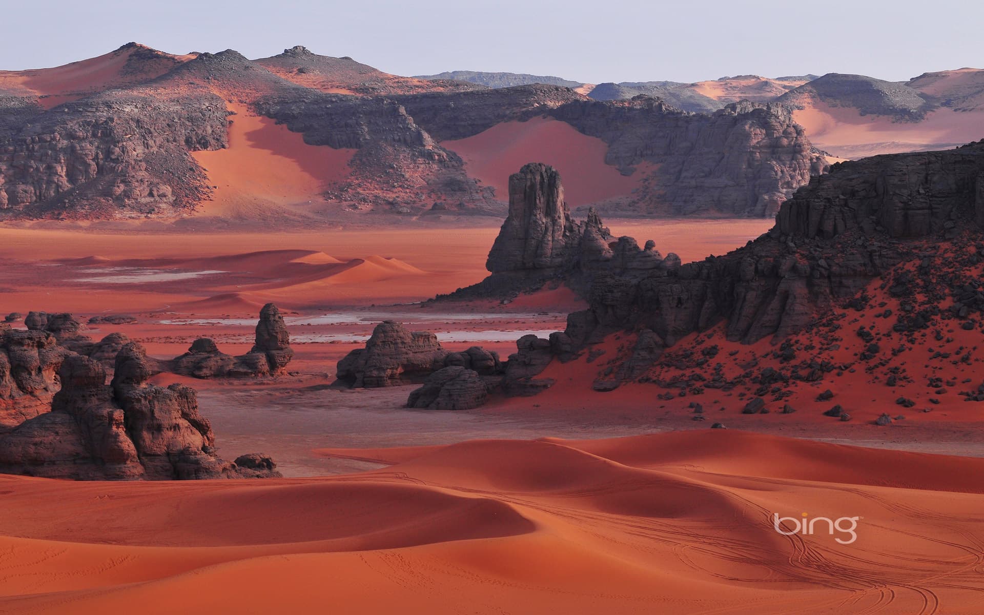 Bing Wallpaper: Tassili n'Ajjer National Park in the Sahara, Algeria