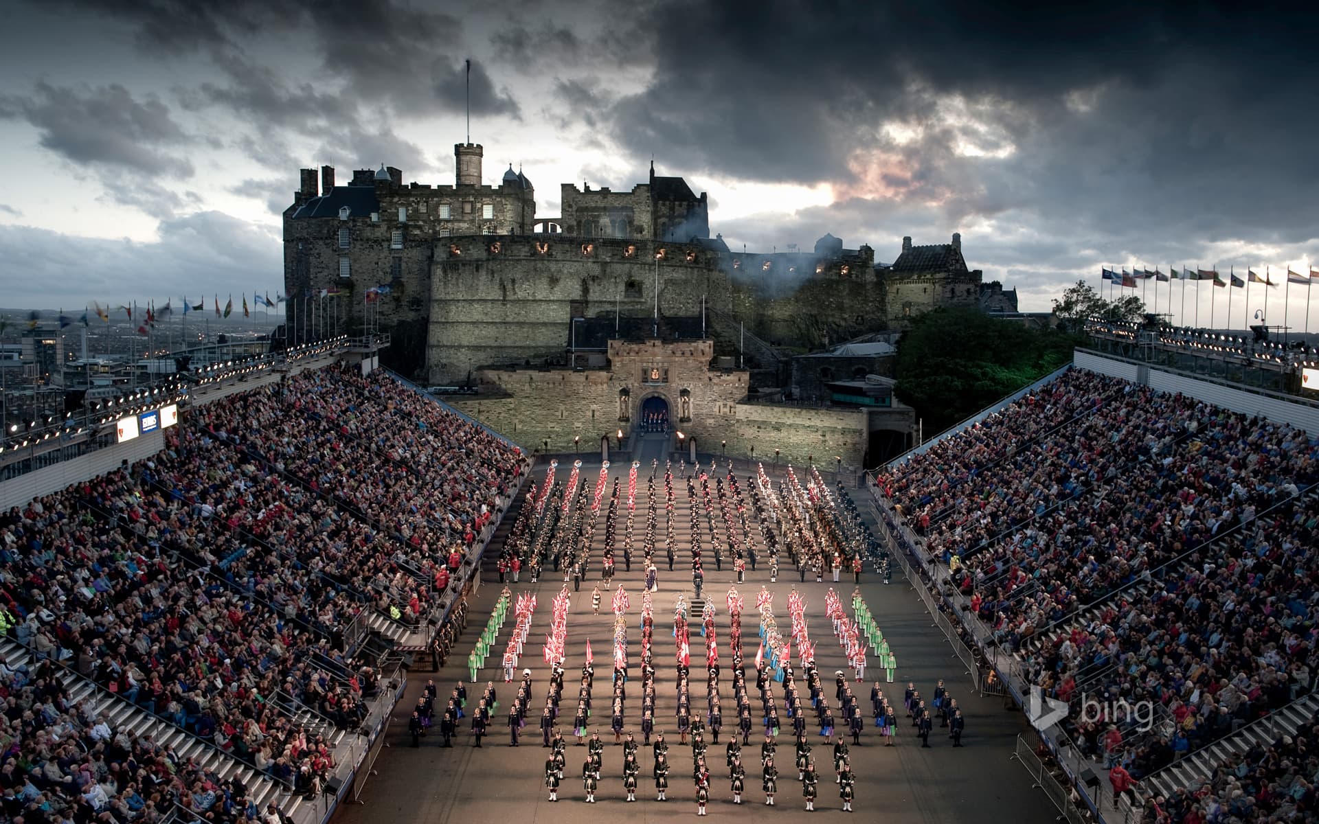 Bing Wallpaper: The Royal Edinburgh Military Tattoo, Scotland