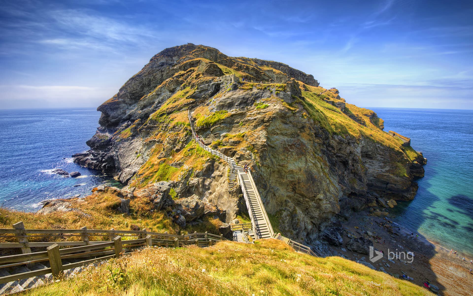 Bing Wallpaper: Tintagel on the Atlantic coast of Cornwall