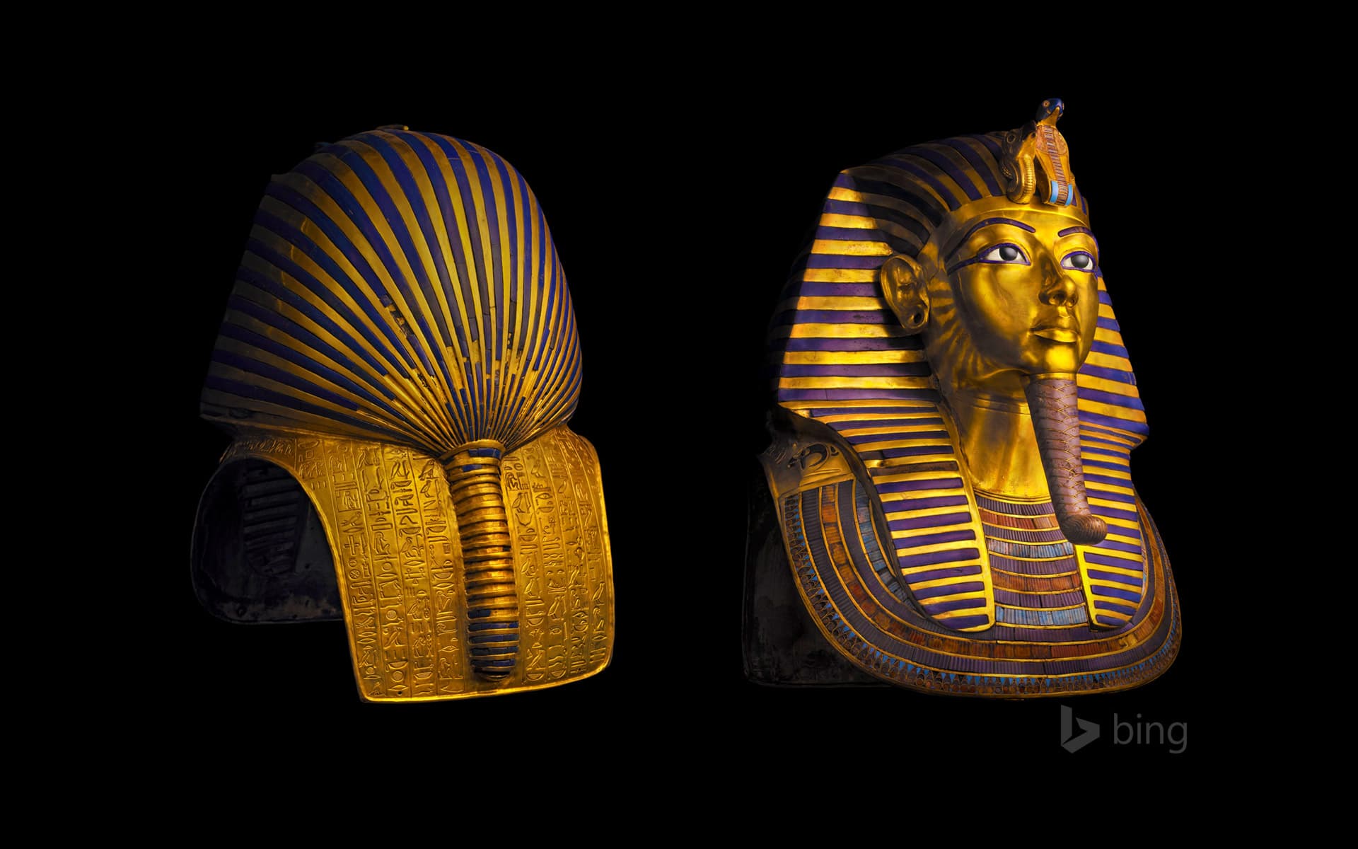 Bing Wallpaper: Mask of Tutankhamun