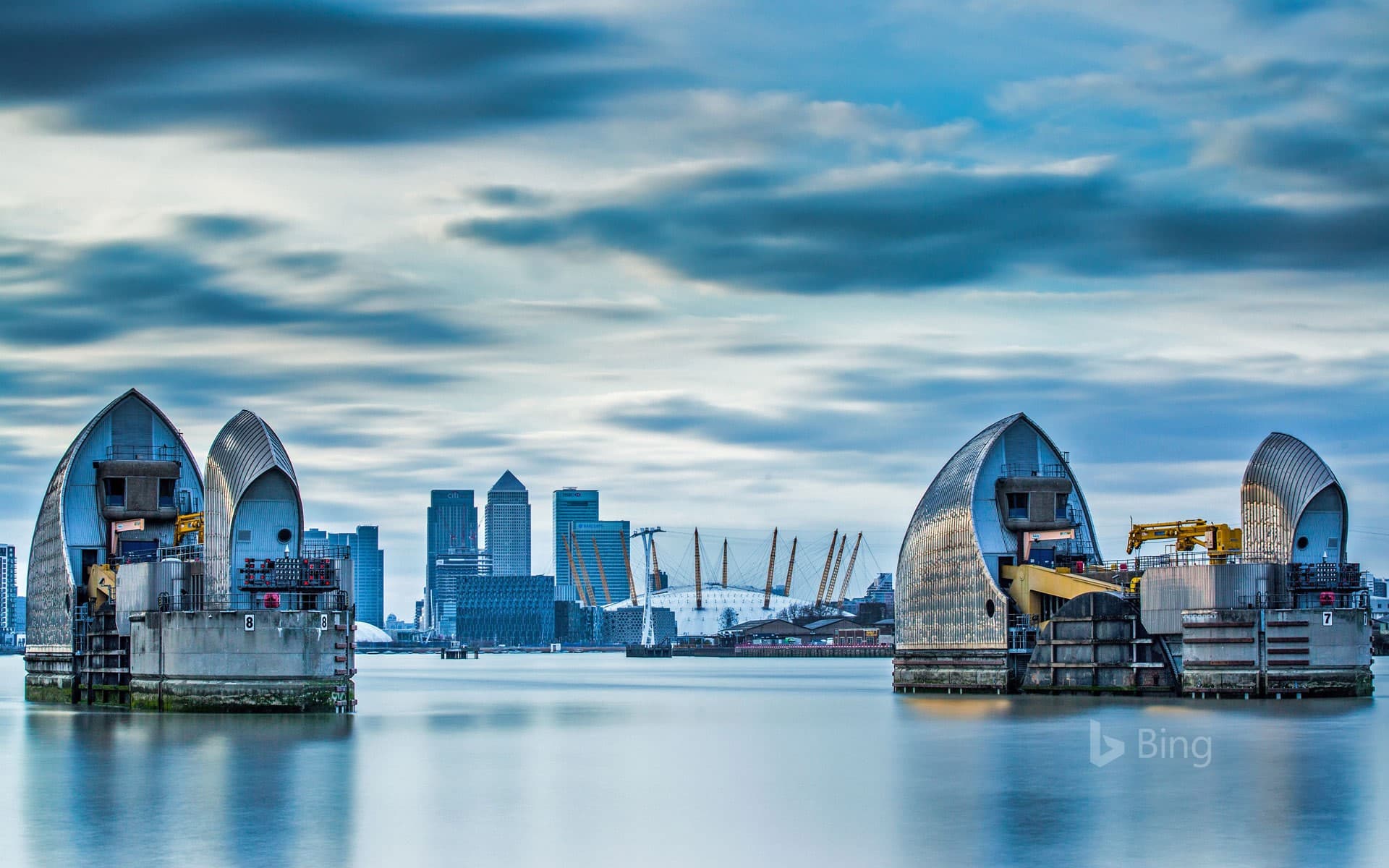 Bing Wallpaper: The Thames Barrier in London