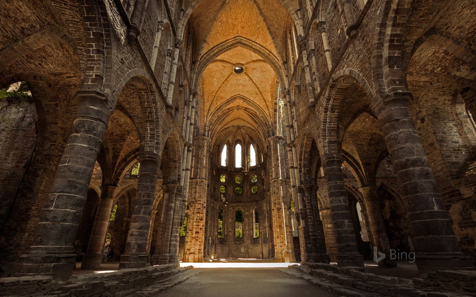 Bing Wallpaper: Villers Abbey in Villers-la-Ville, Belgium
