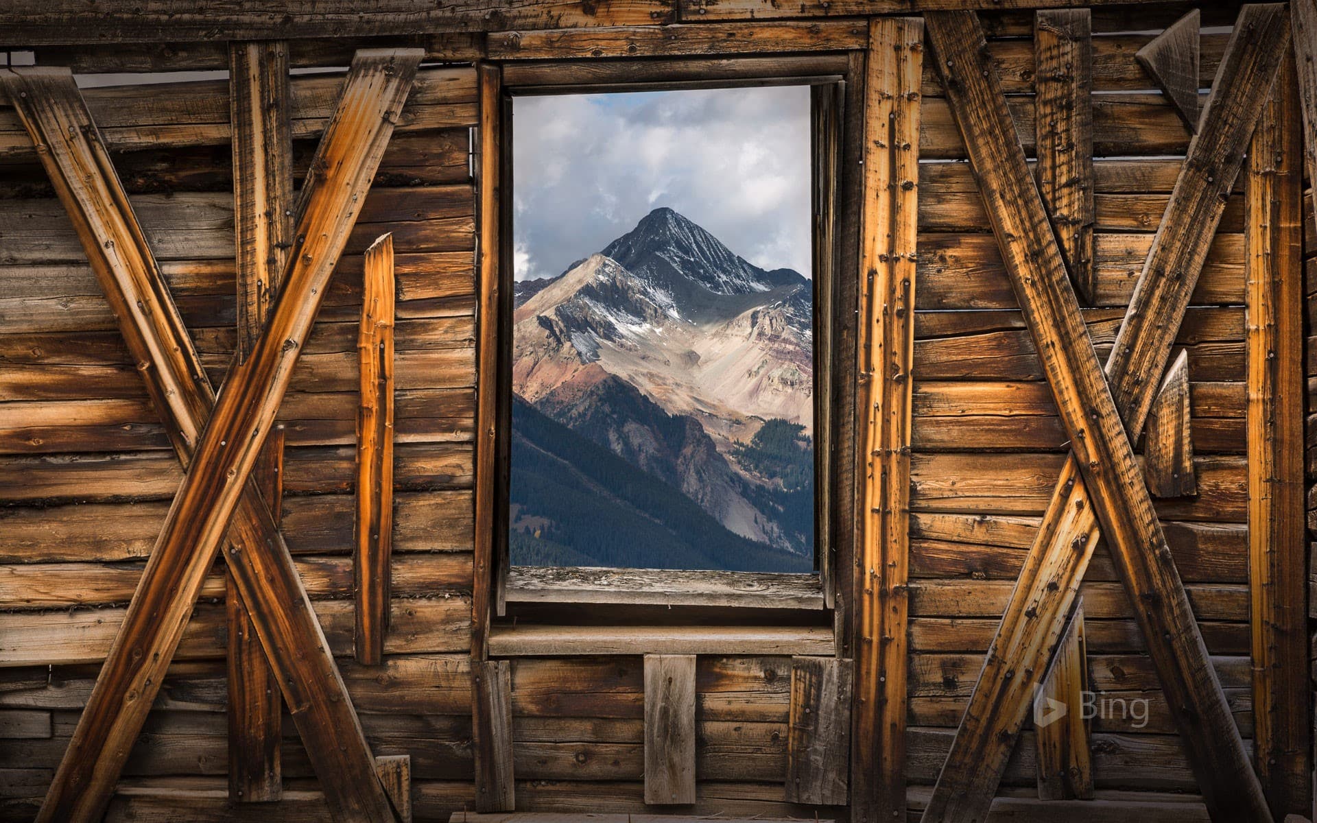 Bing Wallpaper: Wilson Peak seen from Alta, a ghost town in Colorado, USA
