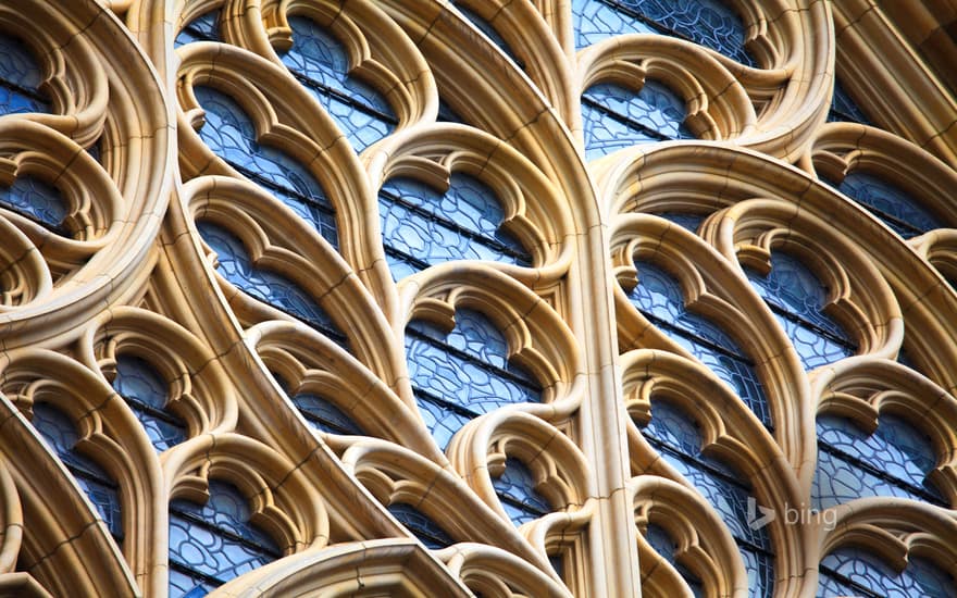 Detail of York Minister, York, England