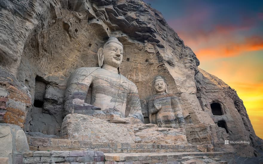 Yungang Grottoes, Datong, Shanxi province, China