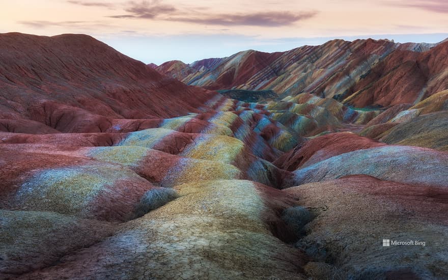 Zhangye Danxia National Geopark, Gansu, China